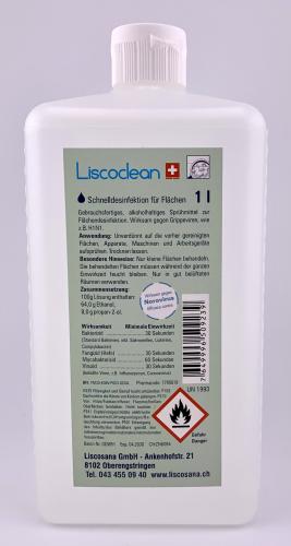 LISCOCLEAN désinfectant surface tétra 1 lt 
