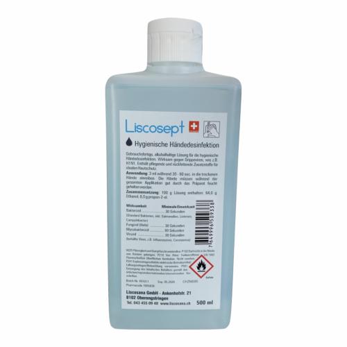 LISCOSEPT Händedesinfektion VS Fl 500 ml 