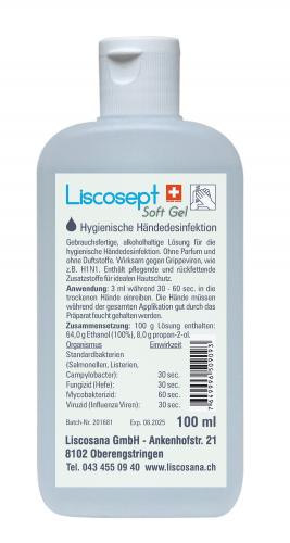 LISCOSEPT Gel morbido disinfettante per le mani, flacone pie 