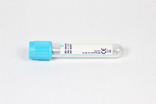 BD Vacutainer Citrate 2.7ml bleu clair 100 pièces 