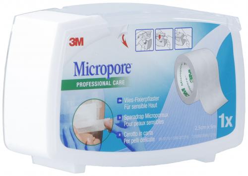 MICROPORE VLIES sparadr a disp bl 25.0mmx5m 