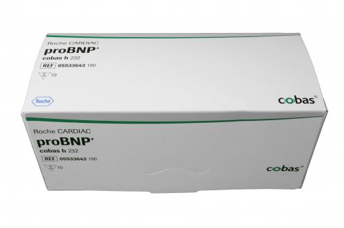 COBAS H 232 CARDIAC POC NT-proBNP 10 tests 