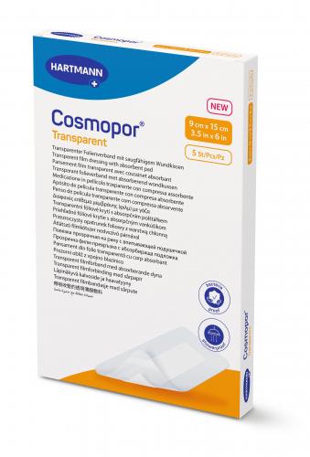 Cosmopor Transparent 9x15cm st Confezione da 5 pezzi
 