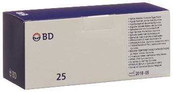 BD Yale Aghi spinali 22G 0,7x90mm nero 25 pz. 