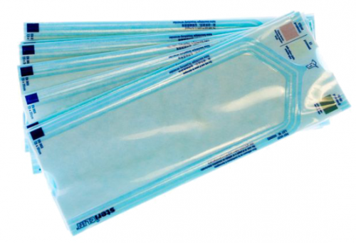 STERICLIN sachets transparents 7,5 cm x 25 cm, 100 p.
 