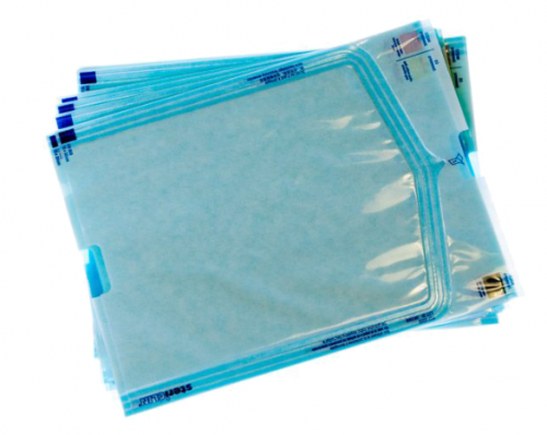 STERICLIN sachets transparents 15 cm x 38 cm, 100 p.
 