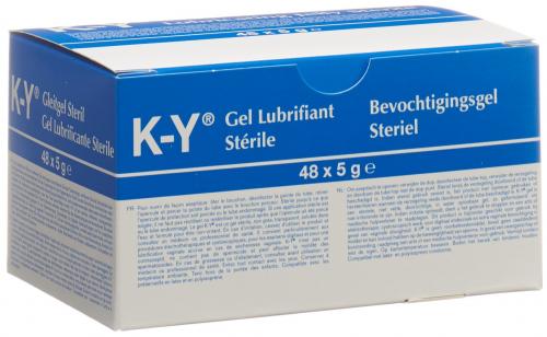 K Y Gelee Gleitmittel steril 48 x 5 g 