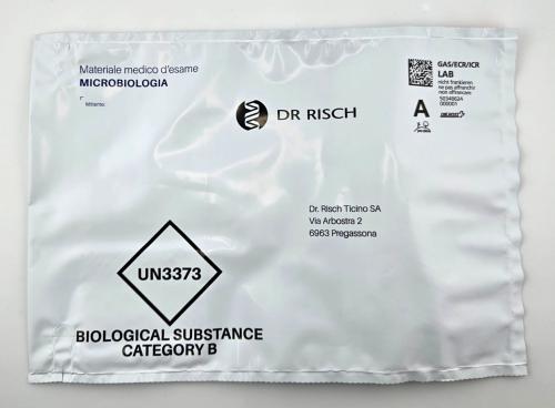 Versandtüten Mikrobiologie blau Pregassona 25Stk. *NEU* 