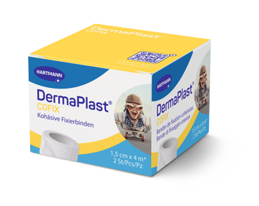 DermaPlast CoFix bande autoadhésive. bande,blanc 4mx1.5cm 