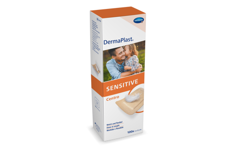 DermaPlast Cero. per ferit sens col pelle centr. 6x4cm 100 