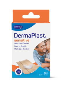DermaPlast Sensi hf Wundschnellverband 10x 6cm x 10 cm 