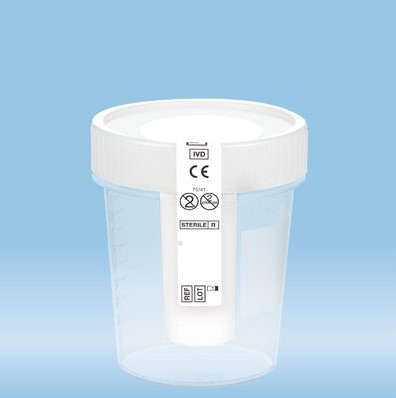 Gobelet à urine NFT 100ml stérile 200pce.
 