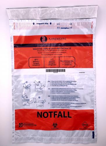 Medisyn Versandtüten «Notfall» rot  50 Stk. 