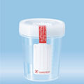 Bicchiere con tappo a vite 100 ml sterile + etichetta 40x5 p 