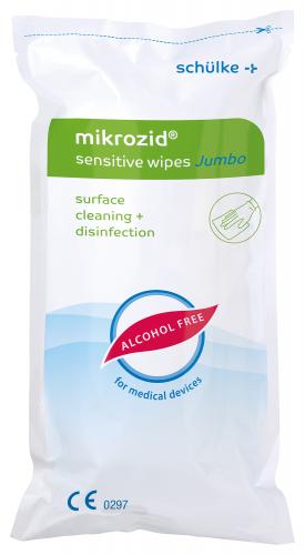 MIKROZID Salviette sensibili Jumbo ricarica 200 pezzi 