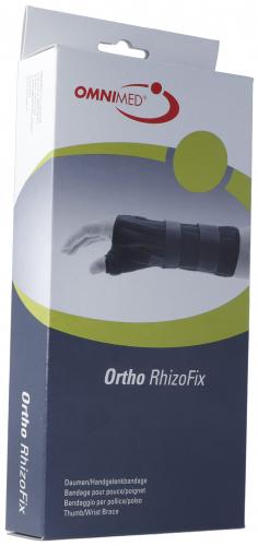 OMNIMED Ortho RhizoFix medium 16,5-18,5cm droit noir
 