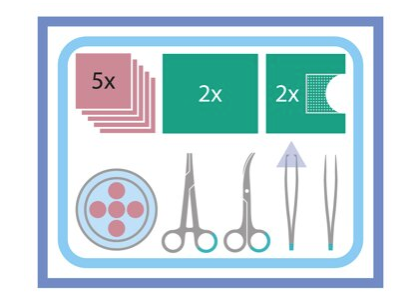MedSet Set de suture 990609 stérile 1 pcs. 