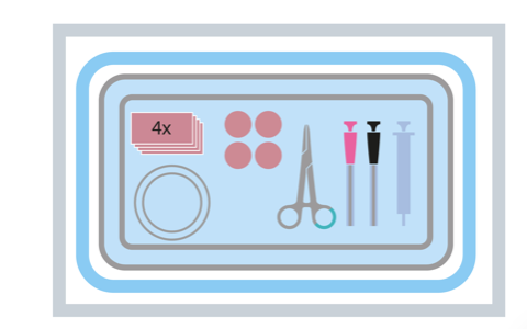 Kit di preparazione MedSet per infiltrazione 990600 