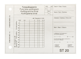 Bloc d'audiogrammes ST 20 MAICO, 1 pièce 