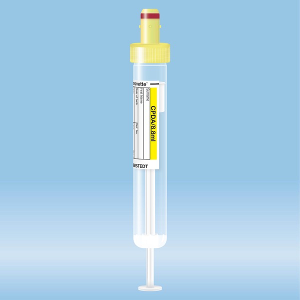 S-Monovette CPDA 8.8 ml jaune 50 pièces 