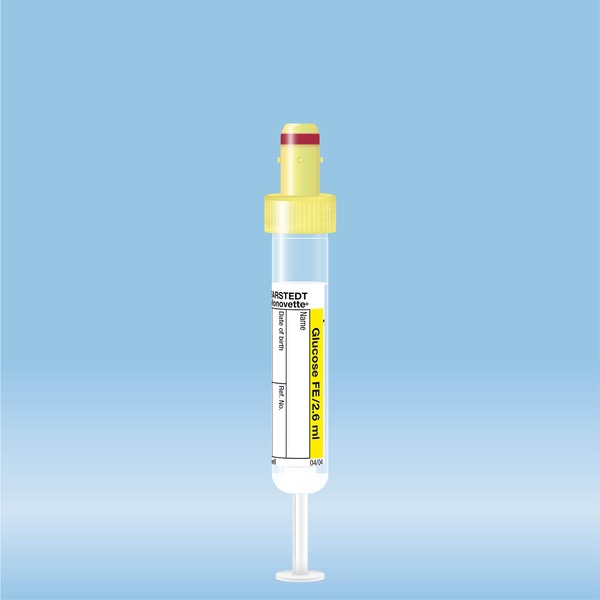 S-Monovette Fluorure/EDTA FE, préparation : fluorure + EDTA 