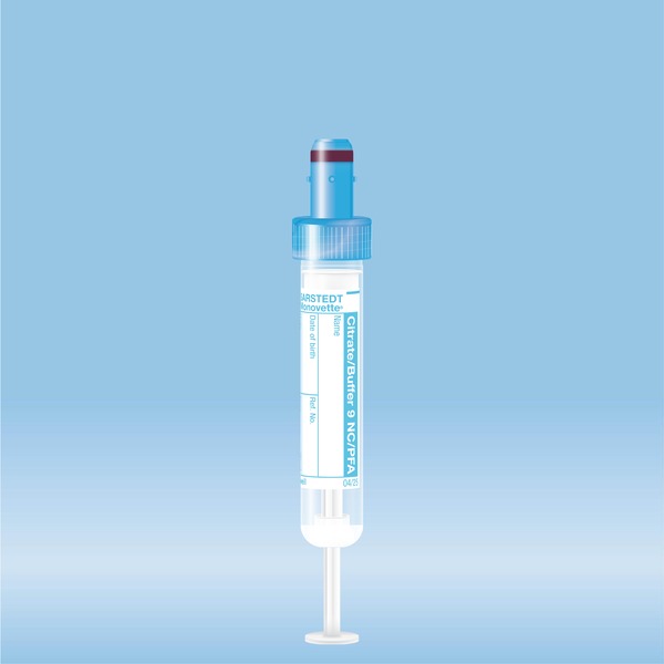 S-Monovette PFA citrato 3,8 ml azzurro 50 unità 