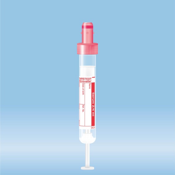 S-Monovette Serum CAT 4 ml rosso 50 pz. 