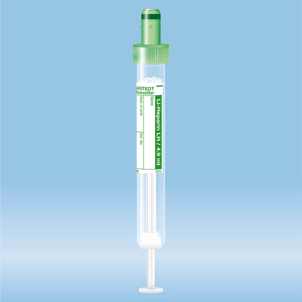 S-Monovette Eparina di litio LH 4,9 ml verde 50 unità 