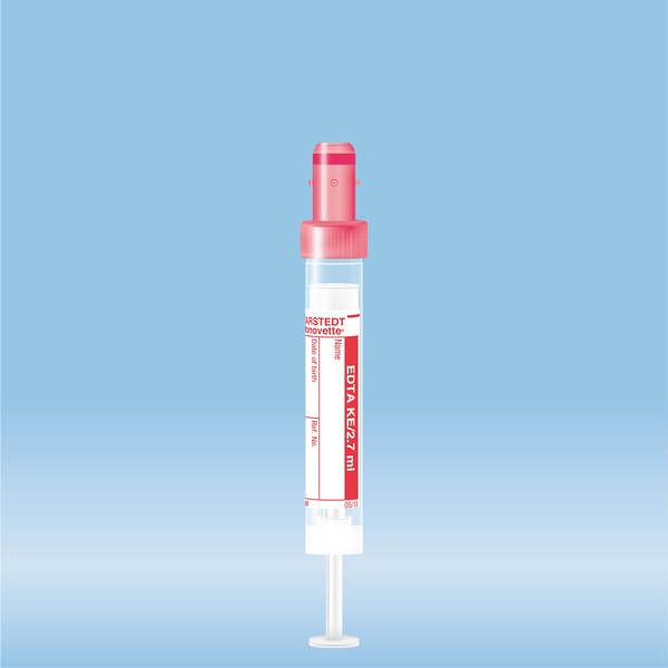 S-Monovette EDTA K3E 2.7 ml rouge 50 pièces 