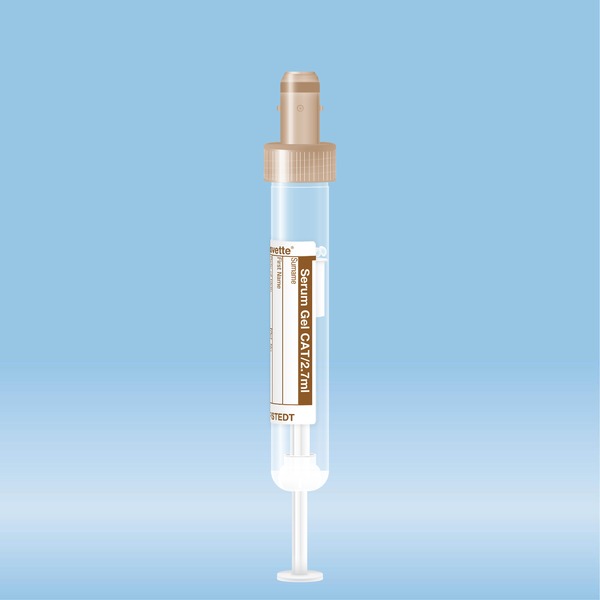 S-Monovette Serum Gel 2.7 ml braun 50 Stück 