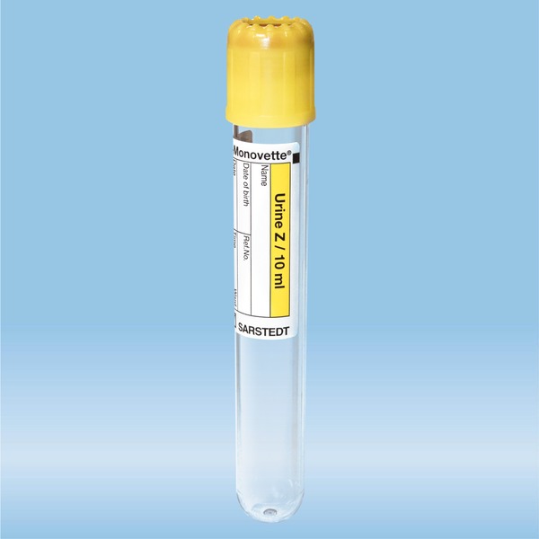 Monovette urine 10ml 100x15mm 50pze 