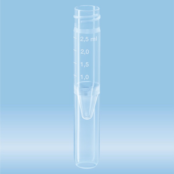 Tubo ZB-Röhre SARSTEDT, 2,5 ml, 75x13 mm, senza tappo, roton 