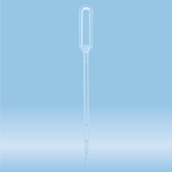 Pipettes Pasteur stériles de 3,5 ml, 42 pièces 