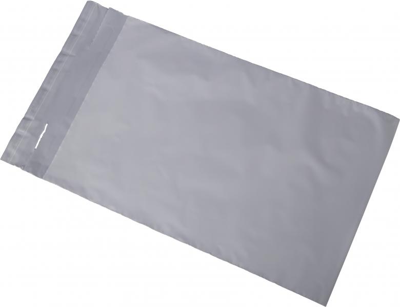 Sacchetto per rifiuti con striscia adesiva, 20x30 cm, bianco 