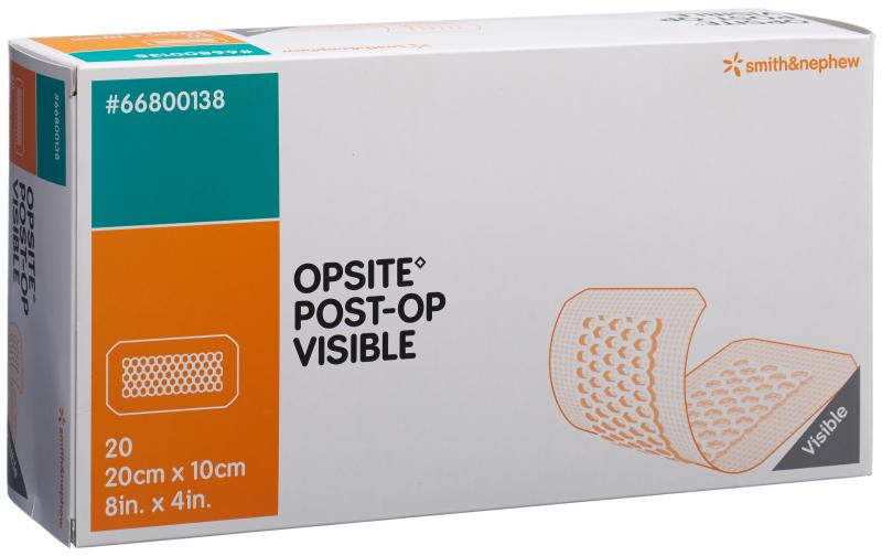 OPSITE POST OP visible pans transp 20x10cm 20 pce 