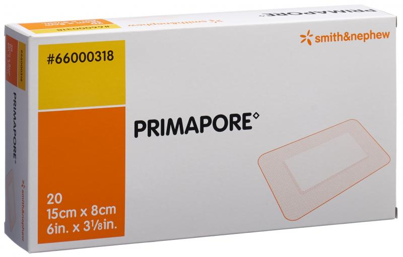 PRIMAPORE pansement adhésif 15cmx8cm stéril 20 pce 