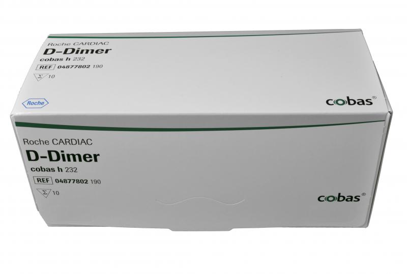 COBAS H232 cardiac d-dimer test 10 pce 