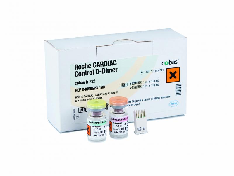 COBAS H 232 Cardiac Control D-Dimer Level 1+2 1ml 