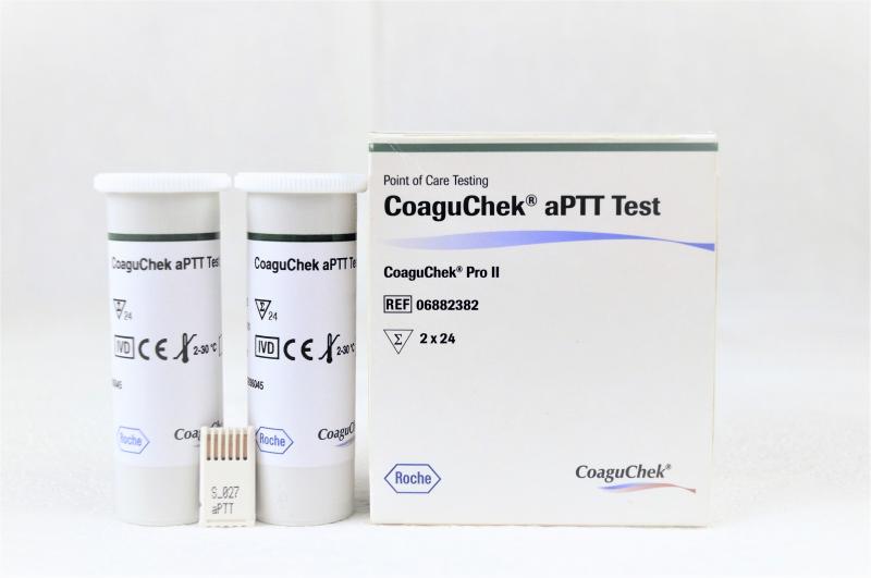 COAGUCHEK aPTT Test de/it/nl/fr 2 x 24 Stk 