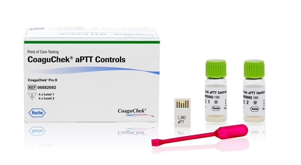 COAGUCHEK aPTT Controls (Level 1+2) 4 Stk 