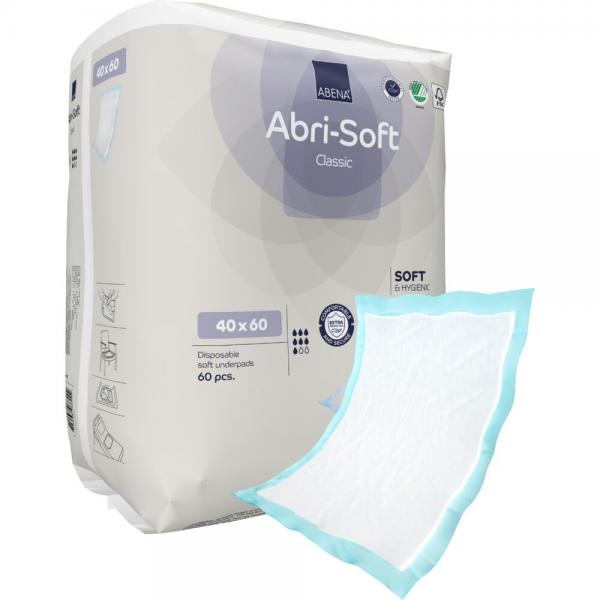 Sottoposto da letto monouso ABRI SOFT 40x60cm confezione da 