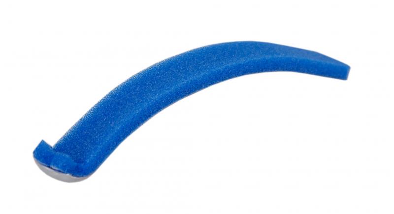 DALCO Cucchiaio per dito 15cm argento blu 