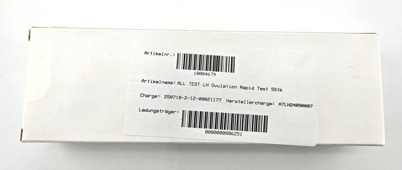 Test rapido ALL TEST LH per ovulazione, 5 pezzi 
