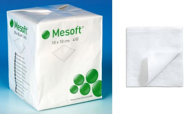 MESOFT NW compresse 10x10cm n st 100 pce 