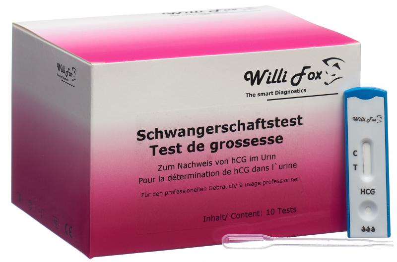 Willi Fox Test di gravidanza hCG 10 pz 
 