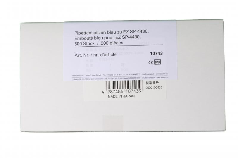 SPOTCHEM Pipettensp blau Stk 500 zu EZ SP-4430 