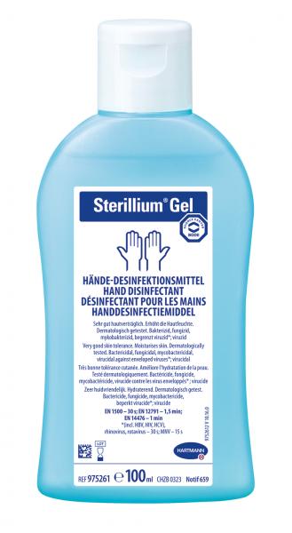 STERILLIUM GEL désinfectant mains 100 ml 