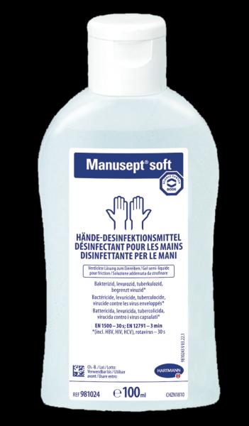 MANUSEPT SOFT désinfectant mains 100 ml 