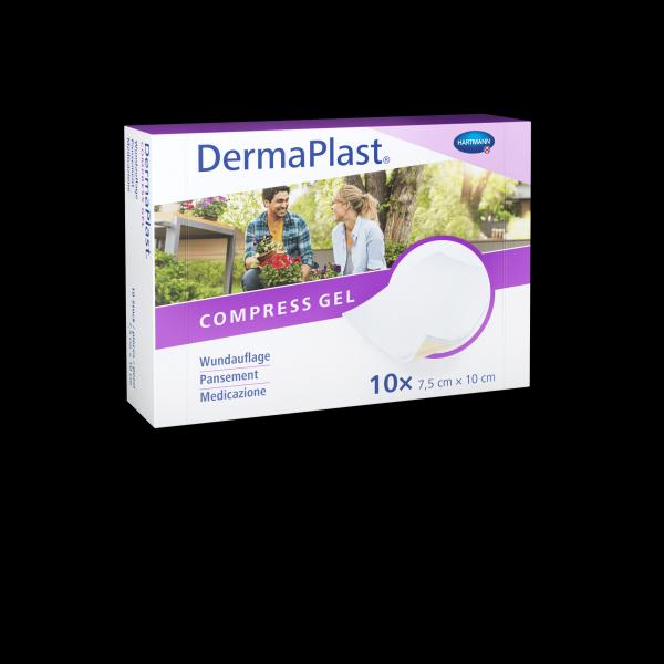 DERMAPLAST Compress Gel 7.5x10cm 10 pezzi 