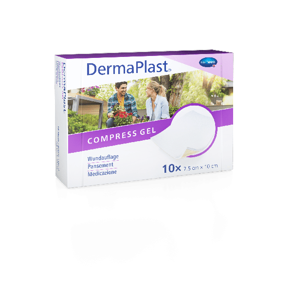 DERMAPLAST Compress Gel 7.5x10cm 10 pce 